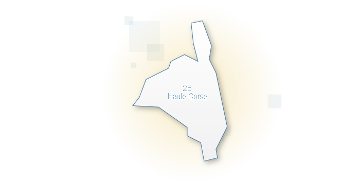 carte du département Haute-Corse